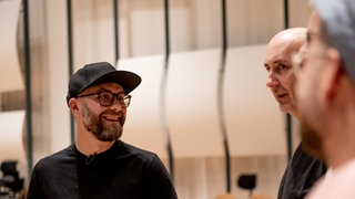 Mark Forster während der Proben und Aufnahme des Titelsong "Memories & Stories" mit SWR Big Band.