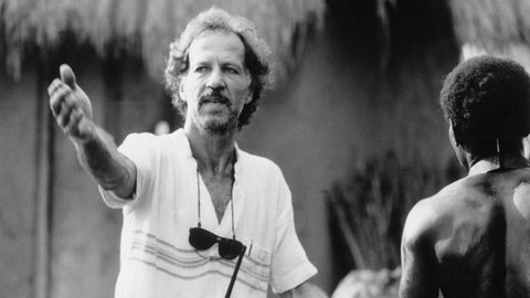 Werner Herzog am Set
