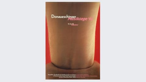Donaueschinger Musiktage - Plakat 1992 - Thomas Florschuetz