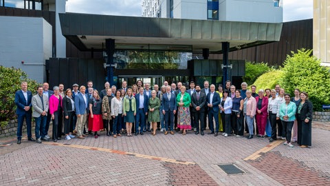 Ein Gruppenbild des neu konstituierten Rundfunkrats