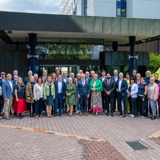 Ein Gruppenbild des neu konstituierten Rundfunkrats