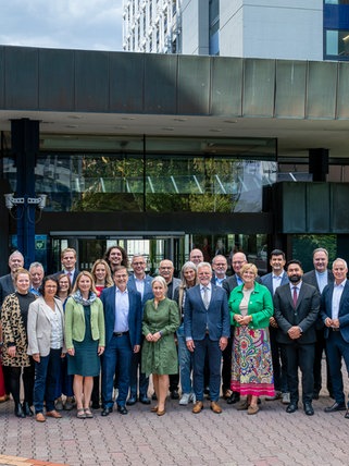 Ein Gruppenbild des neu konstituierten Rundfunkrats