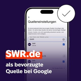 SWR als bevorzugte Quelle in den Sucheinstellungen bei Google