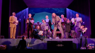 Die Meistersinger von Nürnberg am Theater Ulm: Girard Rhoden, Gaëtan Chailly, Dae-Hee Shin, Héctor Ángel García Blasco, Martin Gäbler, Guido Jentjens, Markus Francke, Michael Burow-Geier, Cornelius Burger, Thomas Schön, Young-Jun Ha