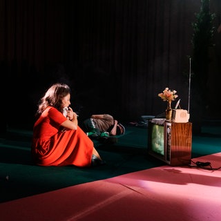 Nadine Kettler in der Rolle Mutter Courage