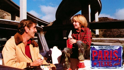PARIS, TEXAS, Harry Dean Stanton, Hunter Carson, 1984