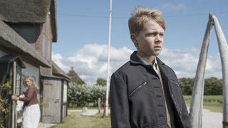 Der zwölfjährige Nanning (Jasper Billerbeck) in Faith Akins Film "Amrum"
