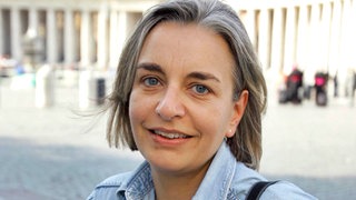 Die deutsche Fotografin Anja Niedringhaus 2005 in Rom.