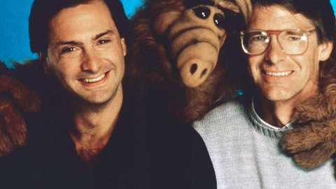 Paul Fusco mit ALF und Tom Patchett