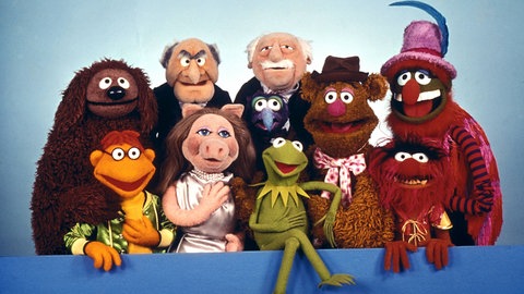 Die Muppet Show: Rowlf, Scooter, Waldorf, Statler, Miss Piggy, Gonzo, Kermit, Fozzie, Animal & Dr. Goldzahn 