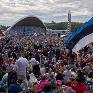 Tens of thousands of choir singers gather to fill the air of Tallinn with the moving tunes of patriotic folk songs as Estonia marks the 150th anniversary of an tradition crucial to the national awakening movement and that inspired the "Singing Revolution"