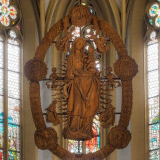 Riemenschneider-Madonna, Wallfahrtskirche Maria im Weingarten, Volkach, Mainfranken