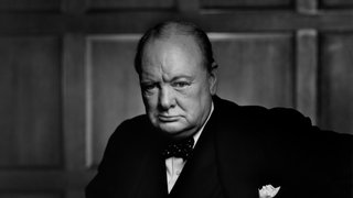 Premierministers Winston Churchill, der brüllende Löwe