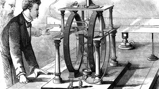 Edisons verbesserte Form des elektrischen Dynamometers von JW Trowbridge