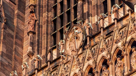 Detailansicht am Straßburger Münster 