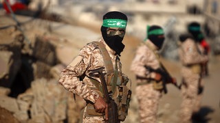 Bewaffneter Hamas-Kämpfer
