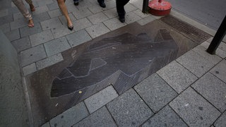 Stahlplatte als Denkmal, Ministerpräsident Kurt Eisner