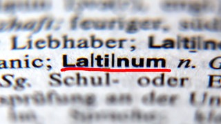 Das Wort "Latinum". Das Latinum ist ein offizieller Nachweis über ausreichende Kenntnisse der lateinischen Sprache.