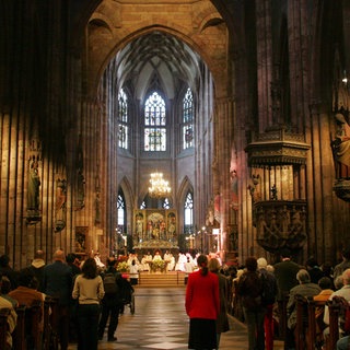 Katholische Messe in Freiburg. Symbolfoto.