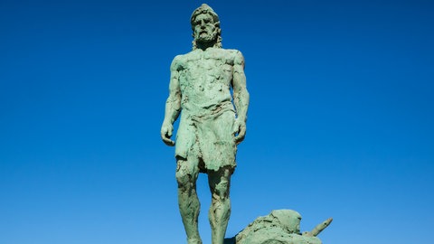 Die Statue von Odysseus