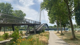 Die Passerelle des Deux Rives verbindet das Elsass und Baden.