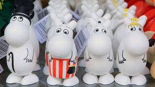 Die Mumins sind von der finnlandschwedischen Schriftstellerin Tove Jansson erfundene, nilpferdartige Trollwesen. Die Mumin-Bücher erfreuen sich dank der liebenswerten und humorvollen Charaktere weltweit großer Popularität. Archivfoto.