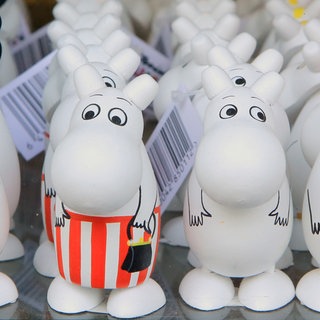 Die Mumins sind von der finnlandschwedischen Schriftstellerin Tove Jansson erfundene, nilpferdartige Trollwesen. Die Mumin-Bücher erfreuen sich dank der liebenswerten und humorvollen Charaktere weltweit großer Popularität. Archivfoto.