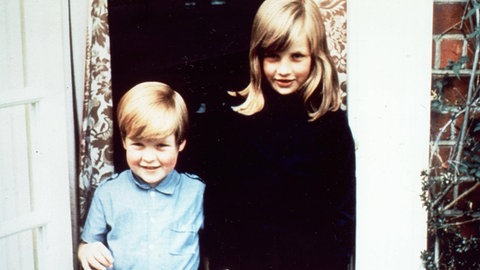 Lady Diana und ihr kleiner Bruder Charles