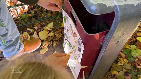 Kunst-Aktion gegen Müll in Koblenz