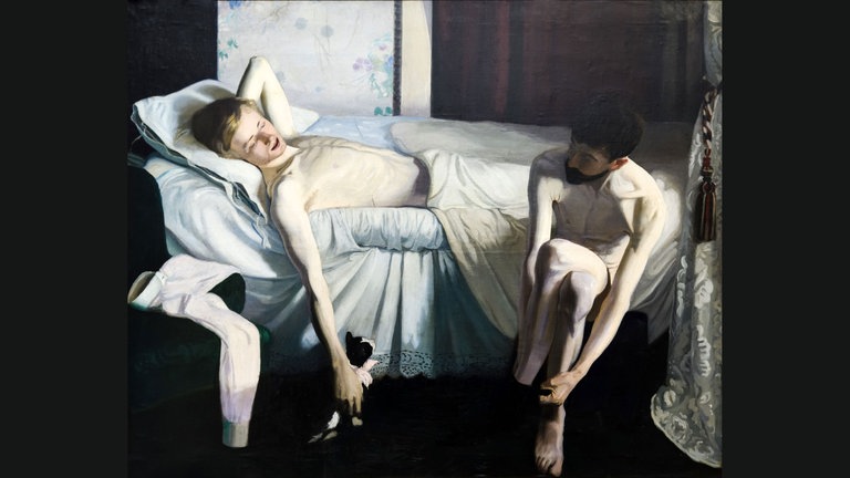 Andreas Martin Andersen, Interno con Hendrik Andersen e John Briggs Potter, 1894