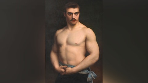 Gustave Courtois, Portrait de Maurice Deriaz, 1907