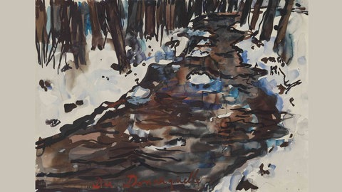 Anselm Kiefer, Die Donauquelle, 1977
