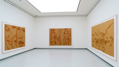 Blick in die Ausstellung: Alex Katz. Dancing with Reality