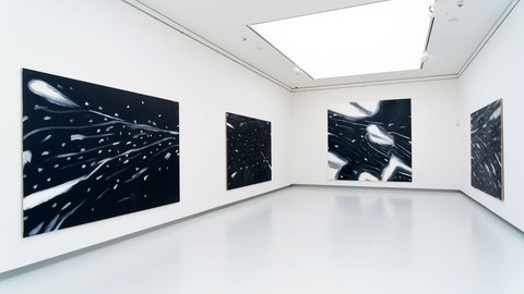 Blick in die Ausstellung: Alex Katz. Dancing with Reality