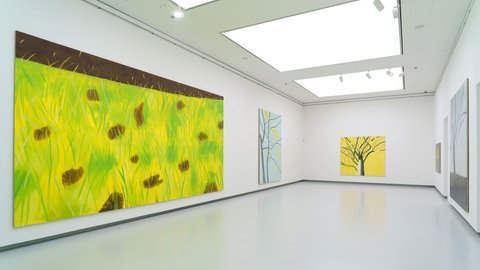 Blick in die Ausstellung: Alex Katz. Dancing with Reality