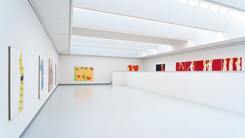 Blick in die Ausstellung: Alex Katz. Dancing with Reality