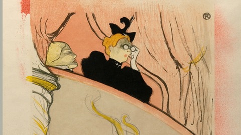 Henri de Toulouse-Lautrec, La Loge au mascaron doré, 1894