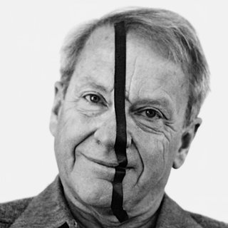 Selbstporträt, François Morellet, Mask King Tape, 1985