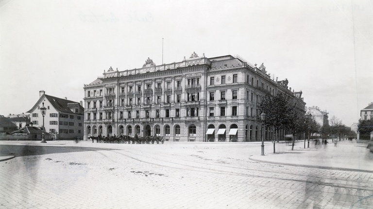 Schweizerische Kreditanstalt, Paradeplatz, Zürich, um 1885
