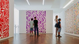 Simon Hantaï, Étude pour Pierre Reverdy, 1969, Öl auf Leinwand