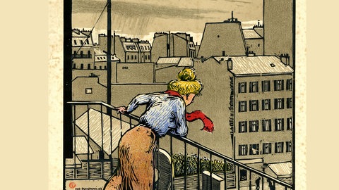 Ivo Puhonný, Im Quartier Latin (Paris), 1903
