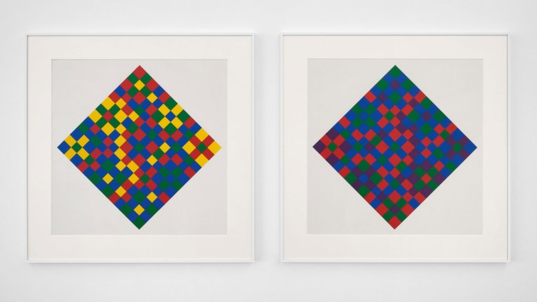 Guido Molinari, O. T.,  Offsetdruck auf Papier, 1998
