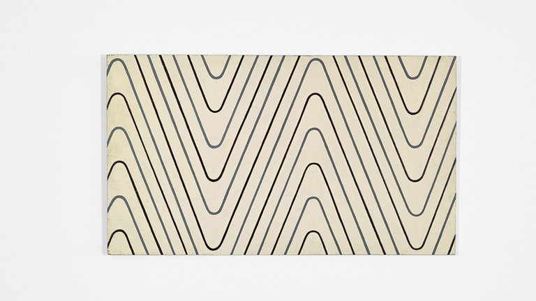 François Morellet, Lignes grises et noires (Graue und schwarze Linien), 1952