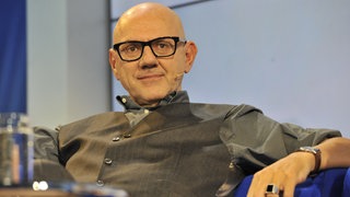 Andreas Pflüger während der Frankfurter Buchmesse 2019