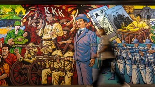 Wandbild von José Rizal 