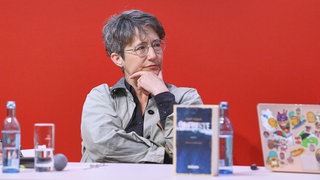 Die Schriftstellerin und Übersetzerin Annette Hug auf der Leipziger Buchmesse 2025