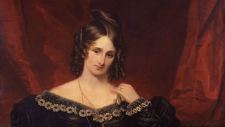 Porträt von Mary Shelley, gemalt von Samuel John Stump (1778-1863) 