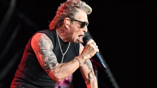 Sänger Peter Maffay bei einem Konzert in Coburg 2023.