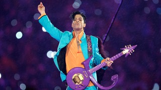 40 Jahre "Kiss". Prince bei der Halftime Show des Super Bowls XLI im Februar 2007.