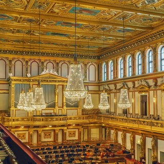 Der Große Goldene Saal im Musikverein ist ein Konzertsaal im Wiener Bezirk.